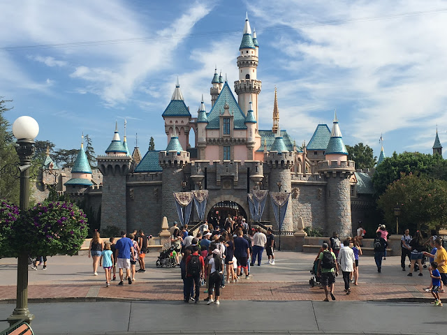 Sleeping Beauty Castle From the Hub Disneyland Park