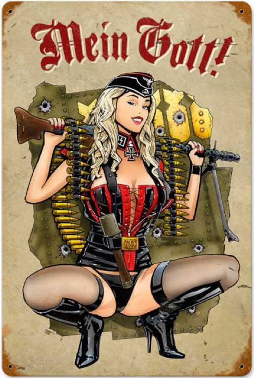 girls with guns and tattoos. girls with guns drawings.