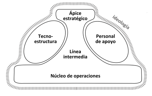 Carlos Díaz Lastreto: Componentes de una organización y niveles directivos según Henry Mintzberg.