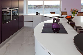 Edgy designer kitchen colors