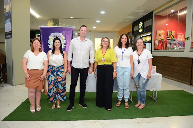 Prefeitura de Cachoeirinha realiza evento alusivo ao Janeiro Branco no Shopping do Vale