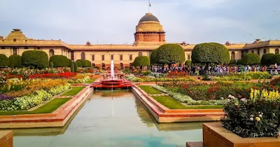 visit the famous Mughal Gardens