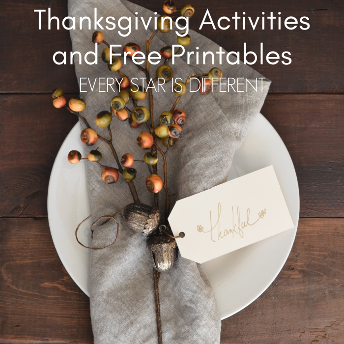 Thanksgiving Activities & Free Printables