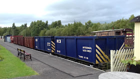 Bench with a view at the Chasewater Country Park Steam Railway