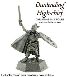 Christmas 2016 Mithril figure | Dunlending High-chief - antique finish version