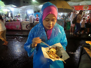 banana pancake, night market krabi