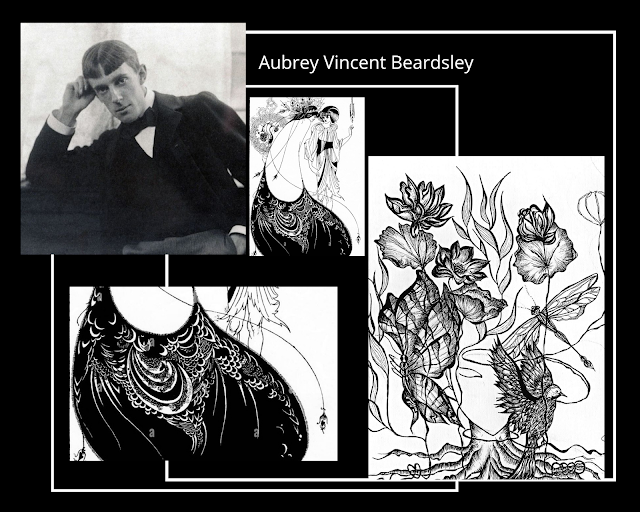 The peacock skirt (La piuma del pavone) di A. V. Beardsley, Il viaggio di Axl (particolare)