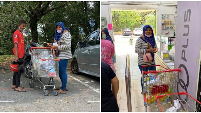 Hilang Punca Pendapatan Kerana Kawalan Pergerakan, Ibu Tunggal 5 Anak Terpaksa Ambil Upah Beli Barang