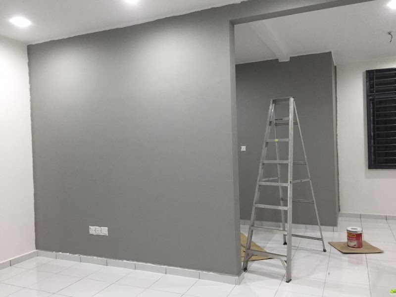 Aksesoris 32 Cat Dalam Rumah Warna Grey Gambar Minimalis