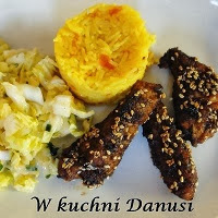 kąski drobiowe w miodowej glazurze