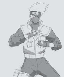 Manga Tutorial Drawing Naruto Character Kakashi Video Demo