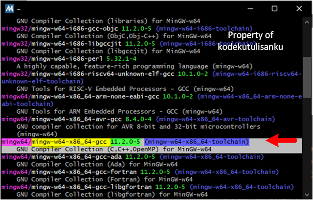 Menginstal kompiler C++ di windows