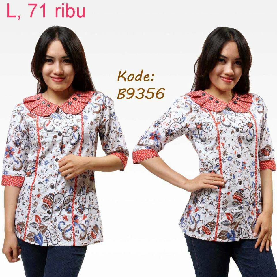  Contoh  Model Baju  Batik  Kerja Model Baju  Batik 