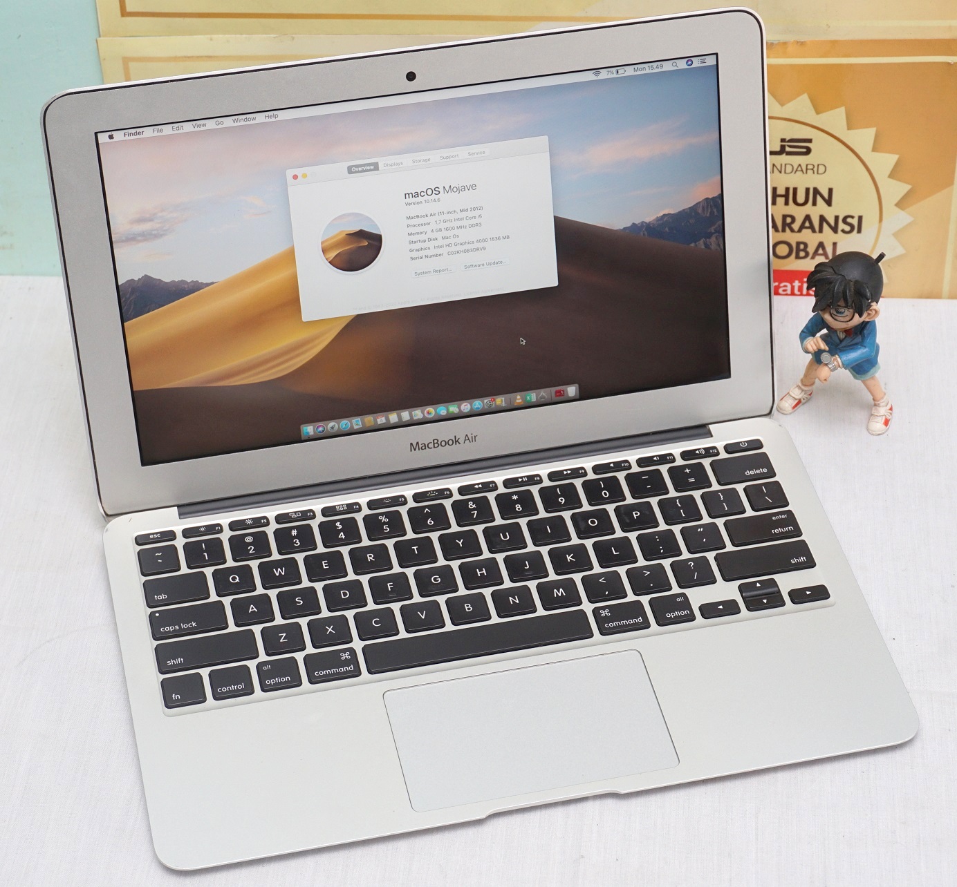 Jual Macbook Air 11 Core i5 Mid 2012 Bekas | Jual Beli ...