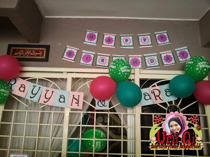 Birthday Party Yaya & Rayyan | Blogger Ameris Loveris 