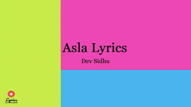 Asla Lyrics