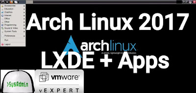 Arch Linux 2017 Installation with LXDE
