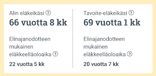 Virallinen eläkeikä