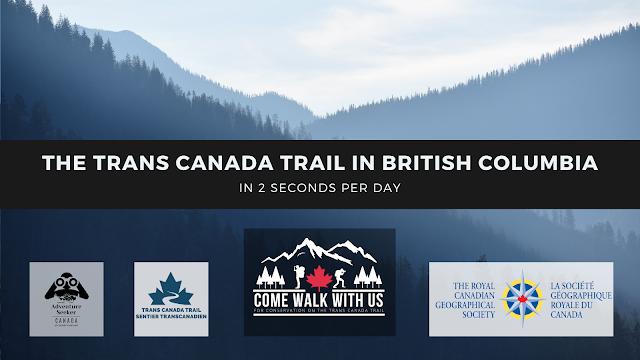 Trans Canada Trail hiking blog in British Columbia.