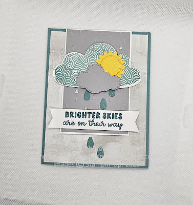 stampin up, bright skies