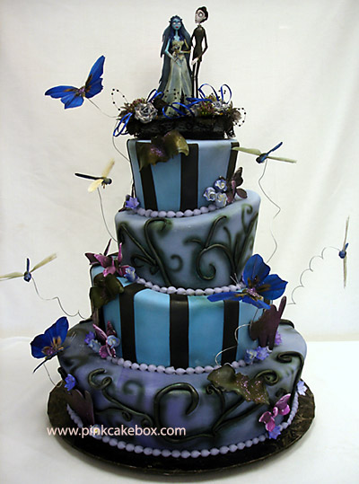 Creative Wedding Cakes on Super Sweet  Corpse Bride  Wedding Cake