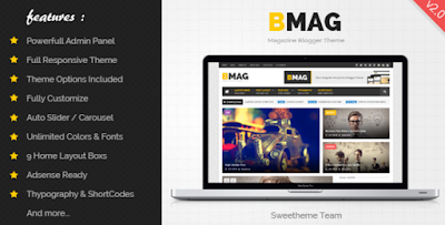 BMAG v2.0 Responsive Blogger Template Free Download 