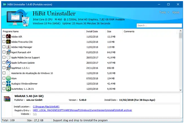 HiBit Uninstaller, Desinstale programas, Download direto!