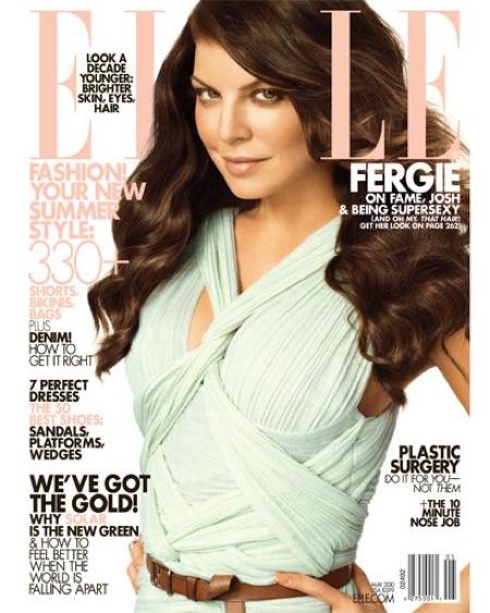 Demi Moore covers British Elle magazine.