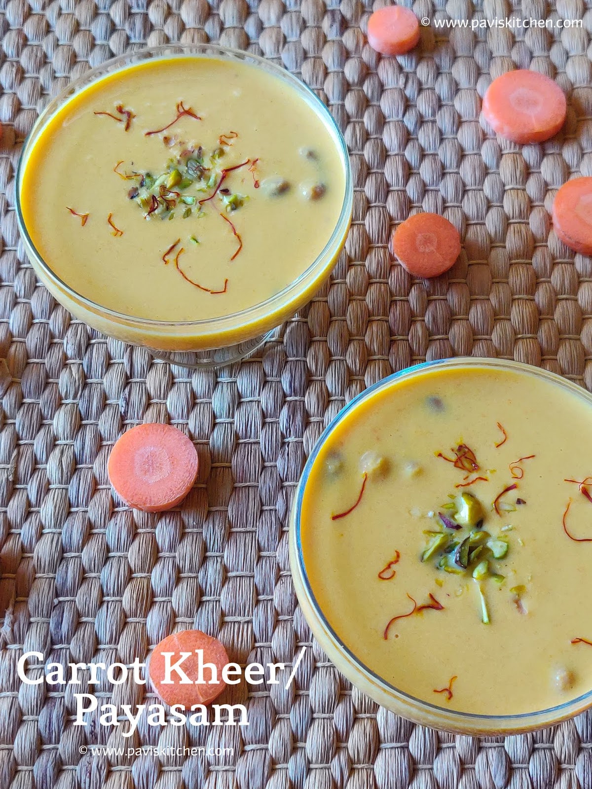 Carrot Payasam Recipe | Carrot Kheer Recipe | Gajar Ka Kheer