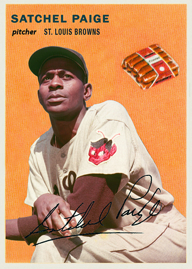 WHEN TOPPS HAD (BASE)BALLS!: VINTAGE SPECIAL! MISSING 1954 WILSON'S  FRANKS SATCHEL PAIGE