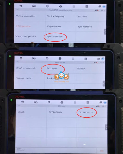 autel-im608-repair-bmw-cas3-8