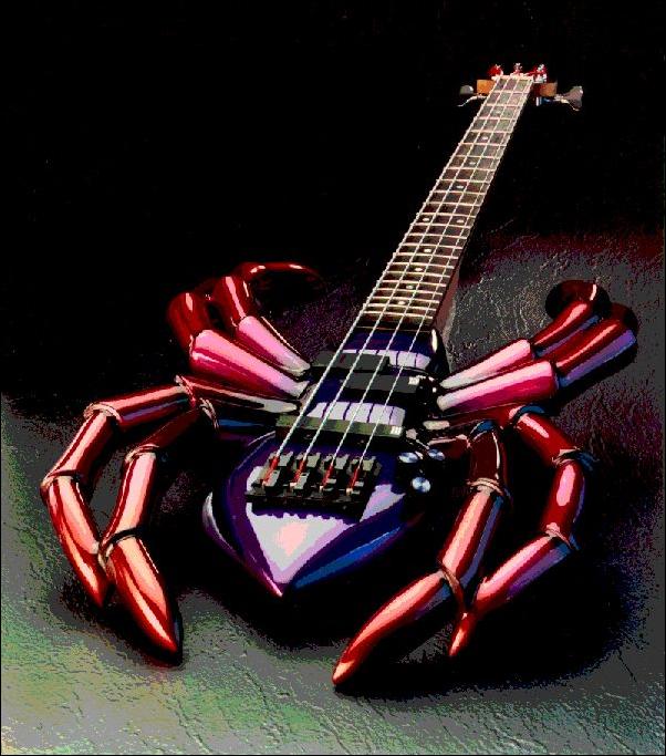 33 Unusual Guitar Designs | Curious, Funny Photos / Pictures