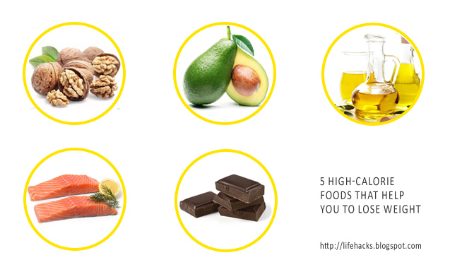 5 High-calorie Foods that Help You to Lose Weight