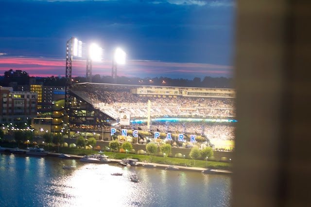 photos of PNC Park from the Renaissance Pittsburgh Hotel