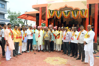 राधा कृष्ण मंदिर हाउसिंग बोर्ड कॉलोनी जन्माष्टमी पर्व मनाया