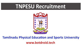 TNPESU Recruitment jobs 2021, Tamilnadu Government Jobs