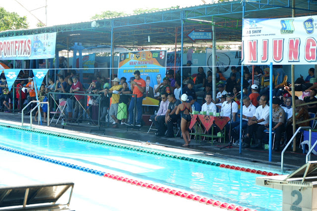 KodimKaranganyar - Lomba Renang Dalam Rangka Memperingati HUT DPRD ke 69 Kabupaten Karanganyar