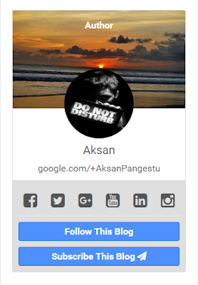 Membuat Widget Author Box Mirip KompiAjaib di Blog