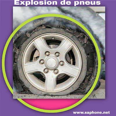 Le comportement correct pour arrêter la voiture lorsque l'un des pneus explose et que vous conduisez à des vitesses supérieures à 100 km /heure