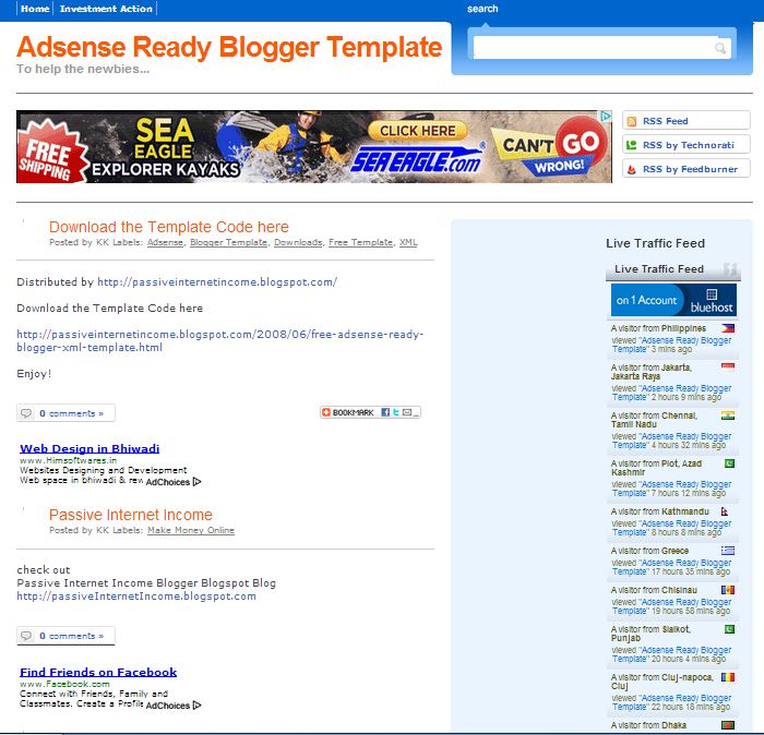 Download Template Blog Kusus Google Adsense SEO Friendly 