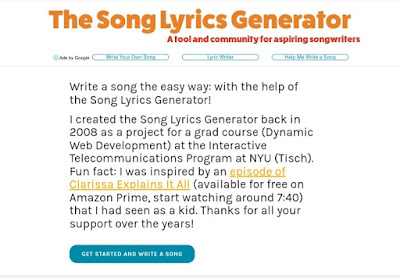 Songlyricsgenerator Song Lyrics generator tool