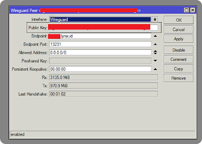 Mikrotik OpenBSD Road Warrior Wireguard VPN