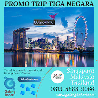 081267111161 Promo Trip Tiga Negara Singapura Malaysia Thailand