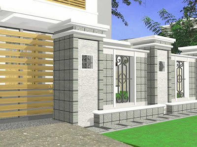 Desain Pagar Rumah Minimalis