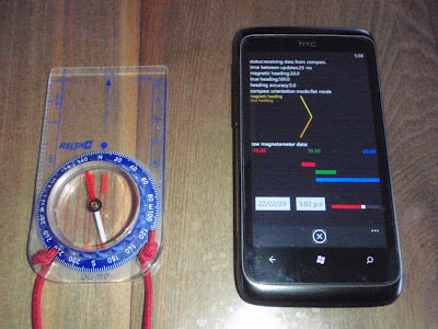 HTC Trophy 7 Compass Magnetic Declination