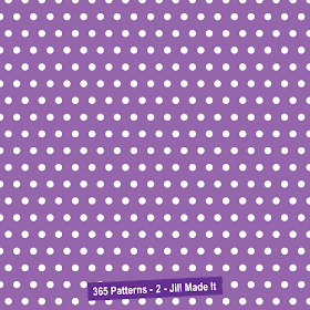 365 Patterns White on Purple Polka Dots