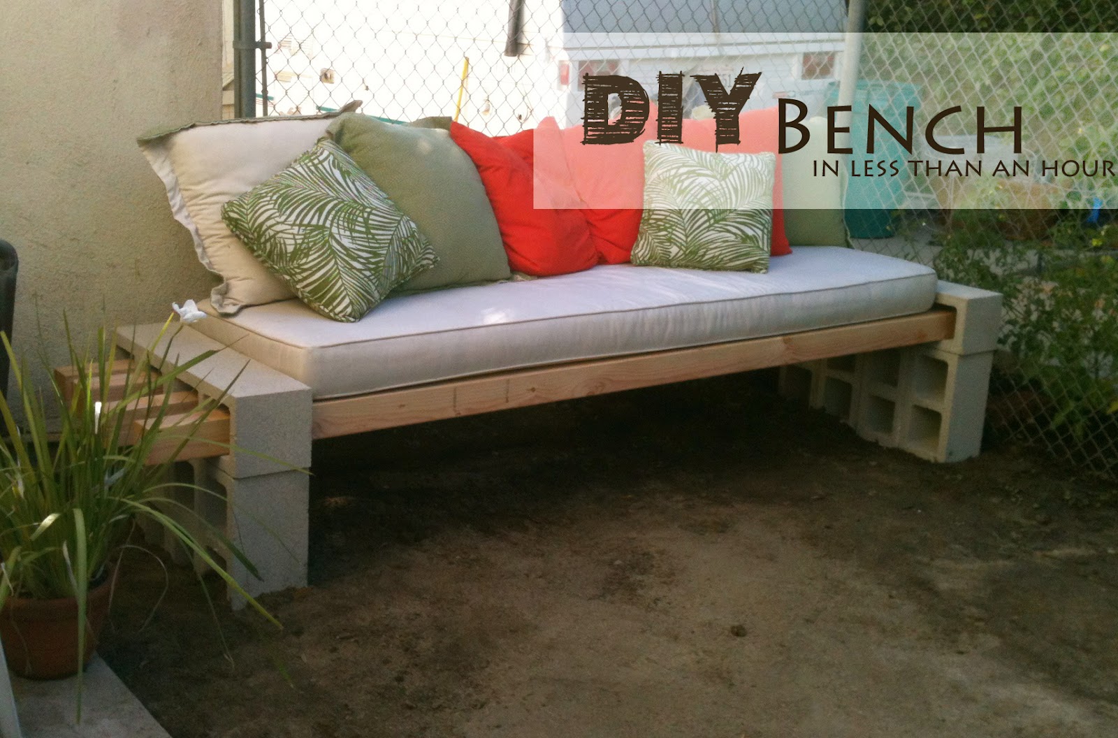 This is the fun bench we created!
