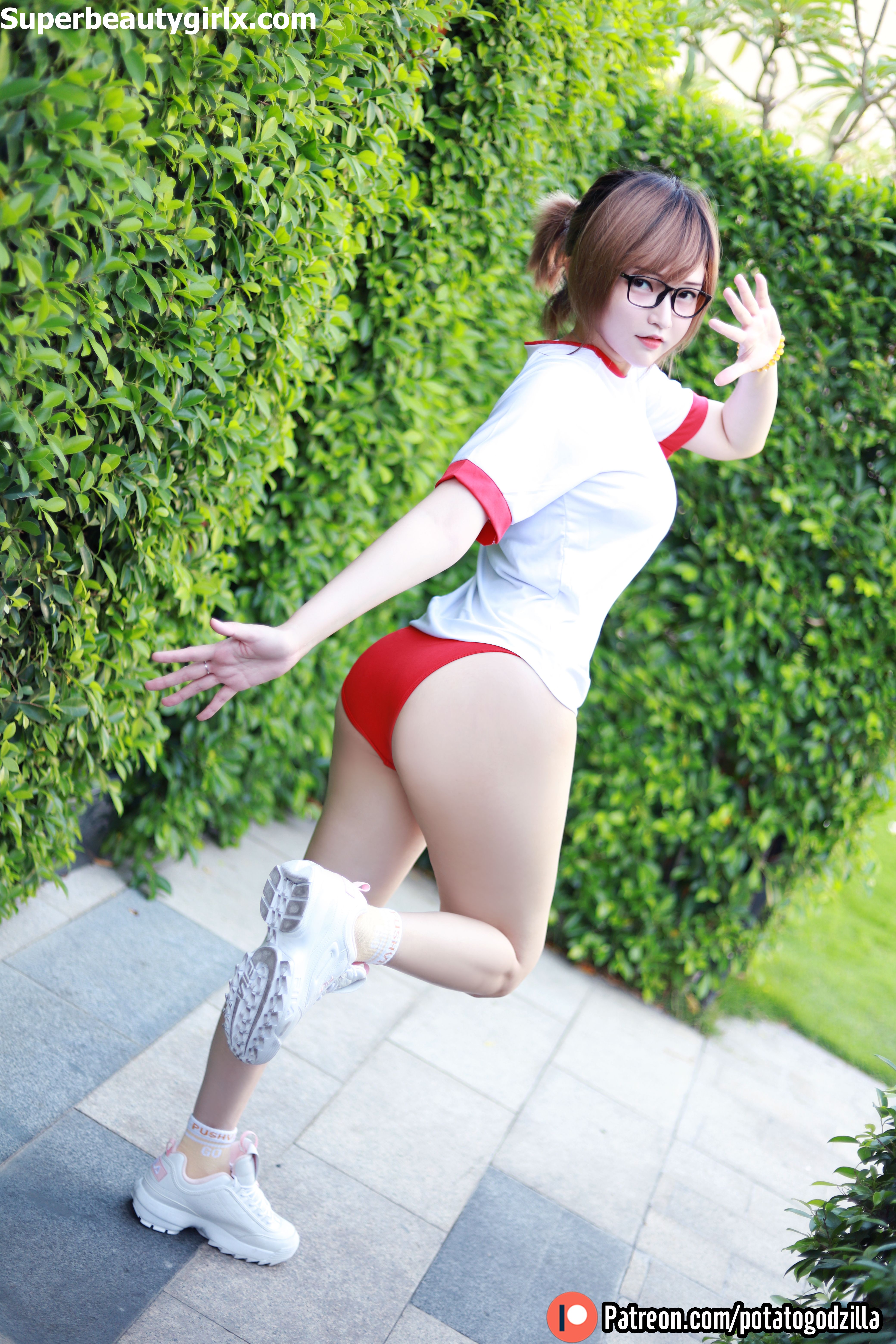 Coser-Potato-Godzilla-Gym-Uniform-Superbeautygirlx.com