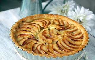 kreasi sugar dough, apple tart