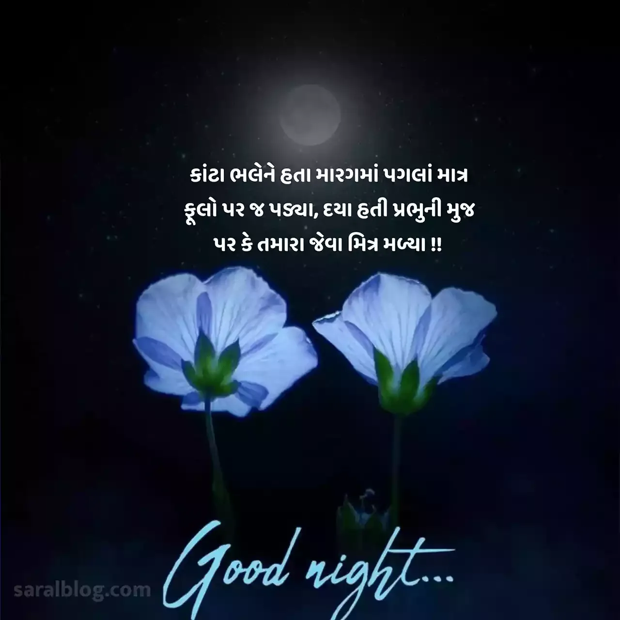 આ પોસ્ટમાં ખાસ તમારા માટે Latest Gujarati Good Night Quotes, Shayari, Suvichar, Text SMS, and Images લઇ આવ્યા છીએ. શુભ રાત્રી સંદેશ sms પણ છે.